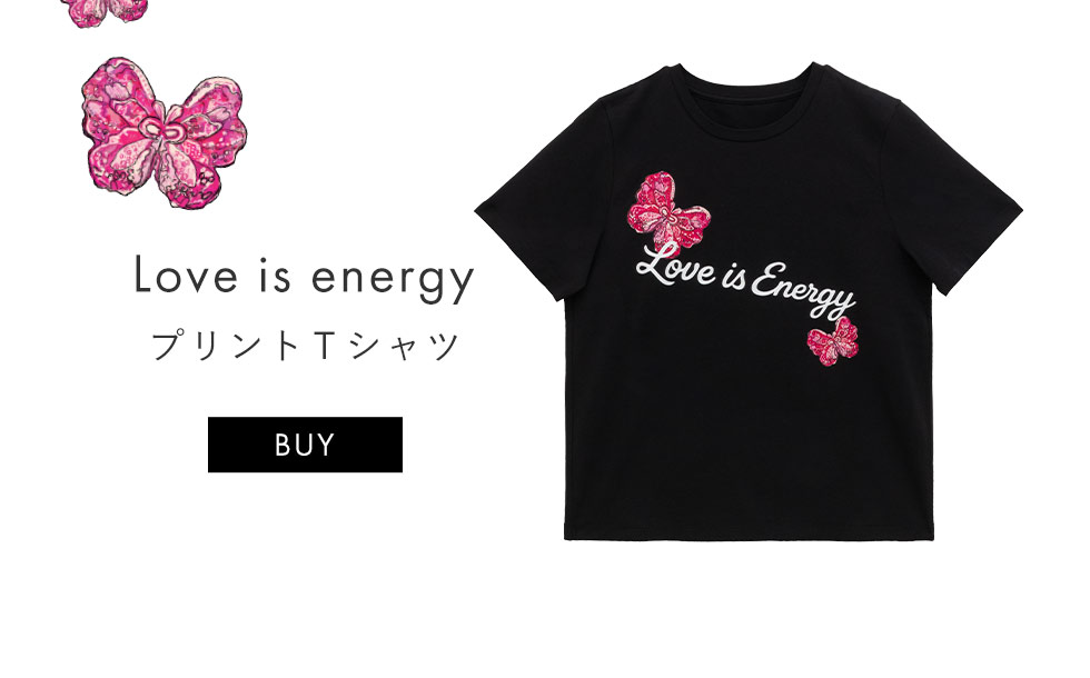 Love is Energy Tシャツ着用イメージ